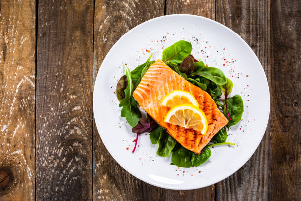 Grilled Salmon Salad