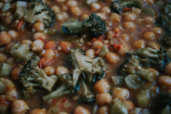 Vegan Stew Close up View