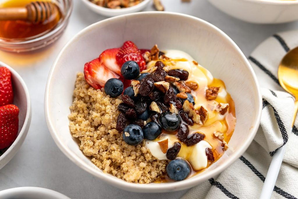 quinoa breakfast bowl